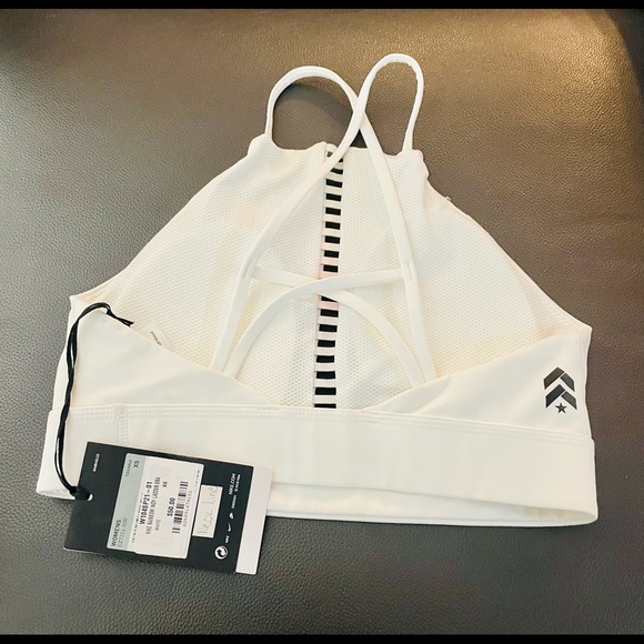 NIKE Women's Dri-FIT Indy Rainbow Ladder Crossback Light Support Sports Bra - Picture 4 of 6